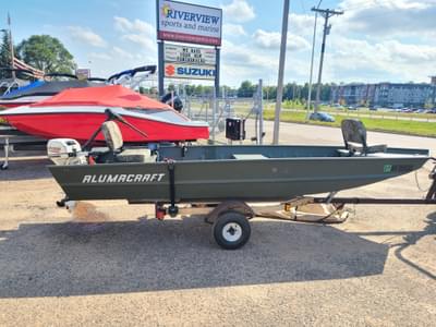 BOATZON | 2005 Alumacraft MV1648 W Johnson 15HP Motor  Trailer