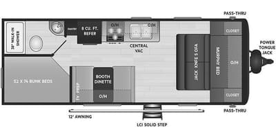 BOATZON | Keystone RV HIDEOUT 21BHWE 2021