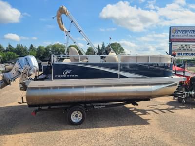 BOATZON | 2022 Forester 1608C Tritoon W 90HP Honda Trailer BOATZON | 2022 Forester 1608C Tritoon W 90HP Honda Trailer
