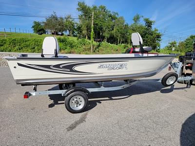 BOATZON | 2025 Smoker Craft 16 Angler Patriot Tiller fishing boat In stock BOATZON | 2025 Smoker Craft 16 Angler Patriot Tiller fishing boat In stock