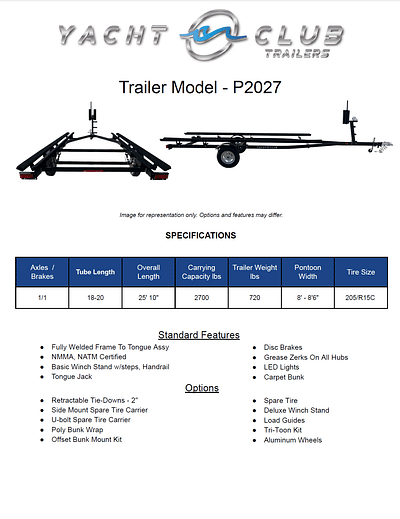 BOATZON | 2025 Yacht Club P2027D