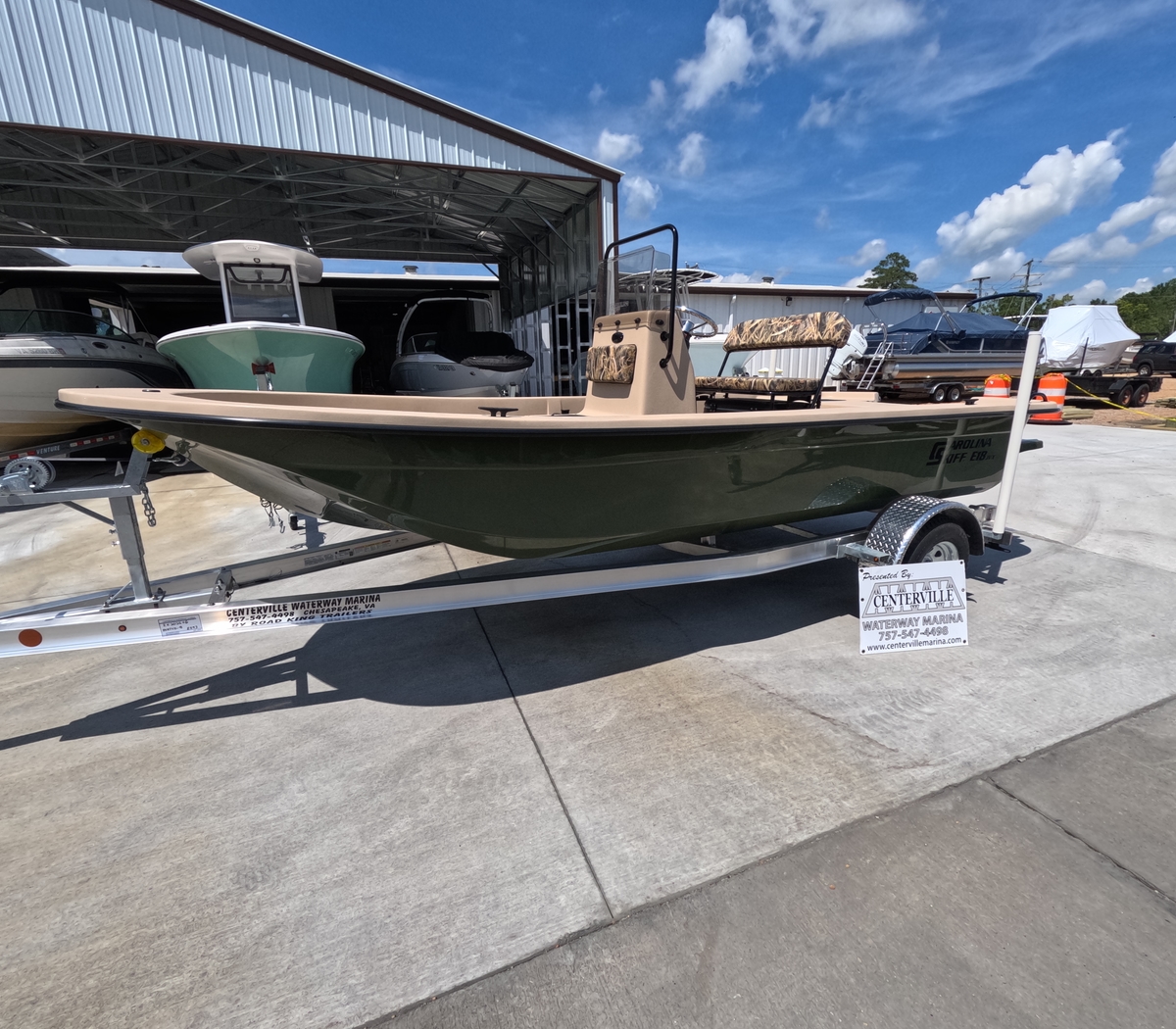 2026 Carolina Skiff Carolina Skiff E Series E18 JVX CC  Trailer Included 2026 - Sold Boat