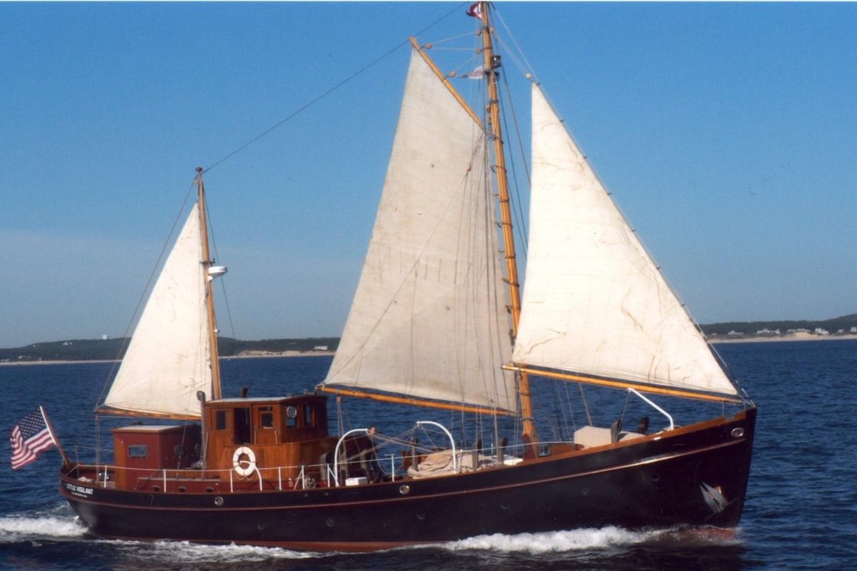 1950 Abeking & Rasmussen Bespoke Motorsailer Yacht - Sold Boat