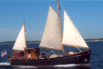 BOATZON | Abeking & Rasmussen Bespoke Motorsailer Yacht 1950