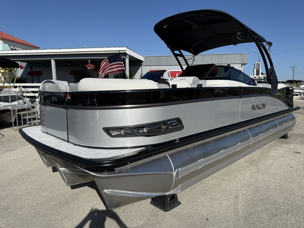 2026 Avalon 2585 Catalina Quad Lounger Windshield Tri Toon Mercury 350hp V10 - Sold Boat