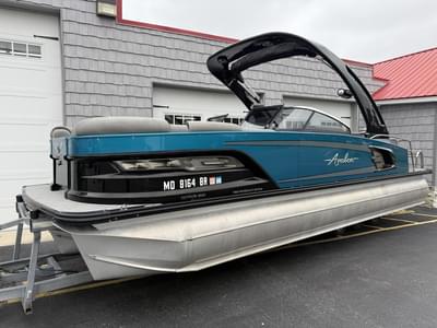 BOATZON | Avalon 2585 Excalibur Elite Windshield Tri Toon High Performance Mercury 350SCi 2021