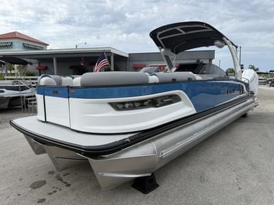 BOATZON | Avalon 2785 Excalibur LTD Quad Lounge Windshield Twin Mercury 425hp V10s 2026