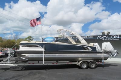 BOATZON | Avalon Excalibur LTD Quad Lounge Windshield  27 2026