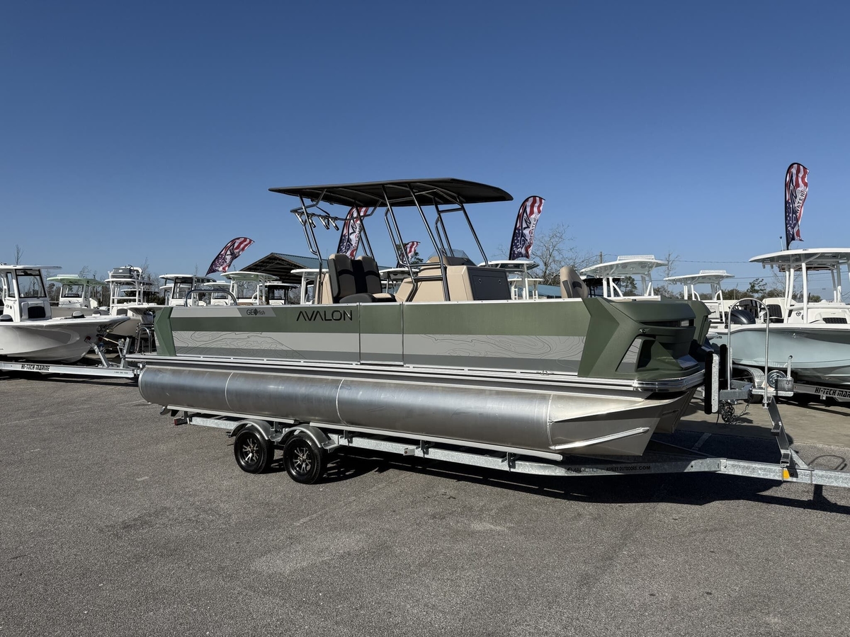 2025 Avalon GS GEO FISH 25 T TOP - Sold Boat