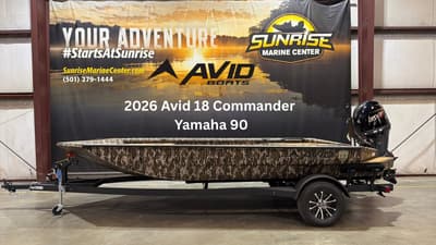 BOATZON | Avid Boats 18 Commander Boat W Yamaha 90 2026