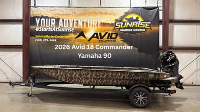 BOATZON | Avid Boats 18 Commander W Yamaha 90 2026