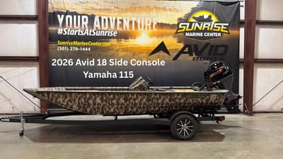 BOATZON | Avid Boats 18 Side Console W Yamaha 115 2026