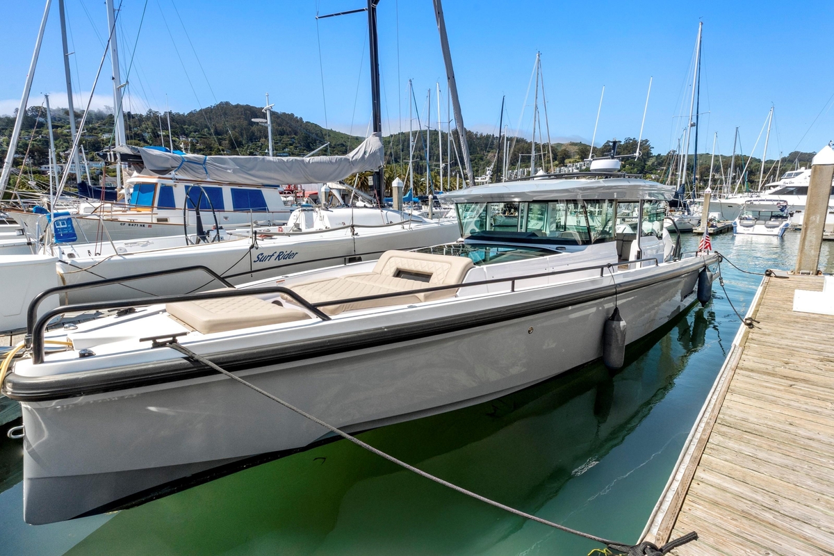 2022 Axopar 37 Cross Cabin Brabus Trim - Sold Boat