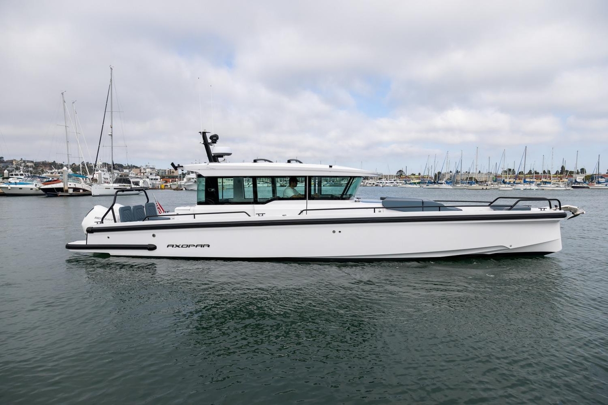 2023 Axopar 37 XC Cross Cabin BRABUS Trim with Wet Bar - Sold Boat