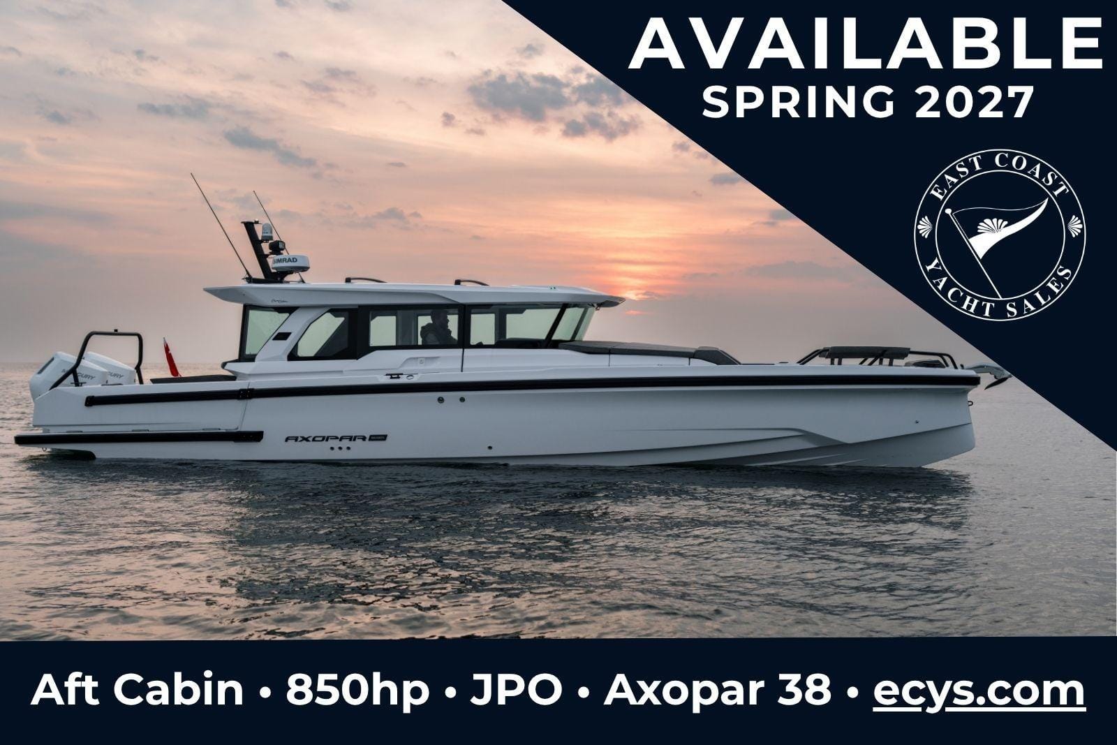 New Axopar 38 Cross Cabin 2027 for sale in Groton, Connecticut