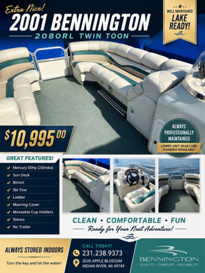 BOATZON | Bennington 2080 RL 2001