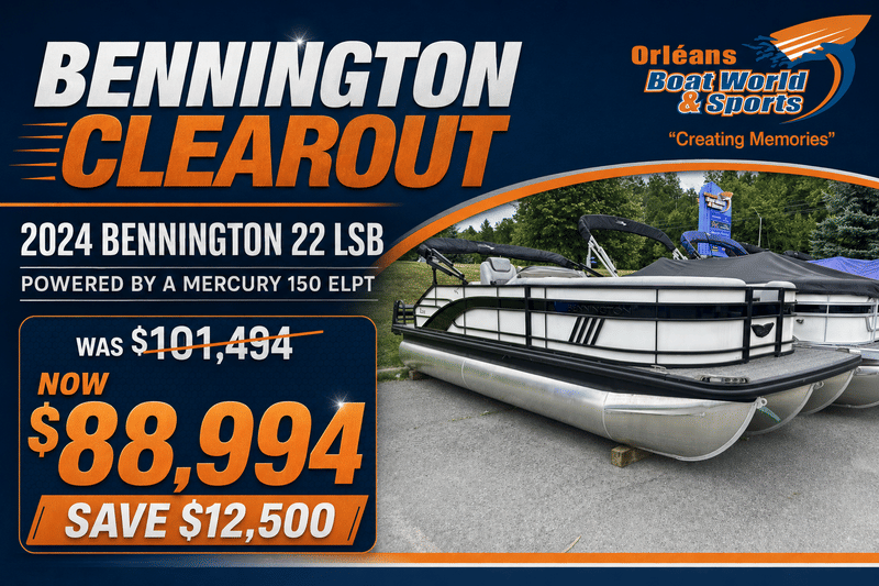 New Bennington 24 SXL 2024 for sale in Ottawa, Ontario - Boatzon.com