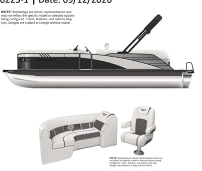 BOATZON | Bennington LX Sport Quad Bench 23 LXSFB 2027 BOATZON | Bennington LX Sport Quad Bench 23 LXSFB 2027