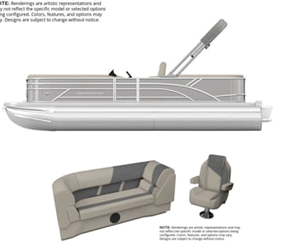 BOATZON | Bennington S One Quad Bench 22 S One Quad Bench 2027