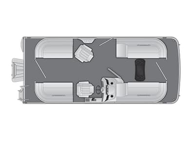 BOATZON | Bennington S Quad Bench 20 SSR priced with a 60hp 2026