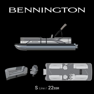 BOATZON | Bennington S Quad Bench 22 SSR 2026