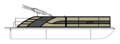 BOATZON | Bentley Pontoons Elite 223 Swingback Dual Captain Full Tube 2026