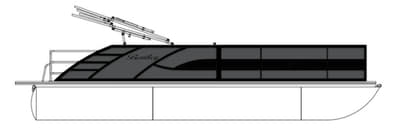 BOATZON | Bentley Pontoons Elite 253 Swingback Dual Captain Full Tube 2026