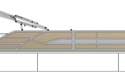 BOATZON | Bentley Pontoons Legacy 223 Swingback Tritoon 2026