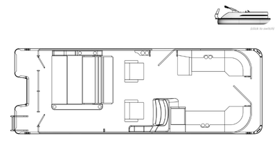 BOATZON | Bentley Pontoons Legacy 243 Swingback 2026