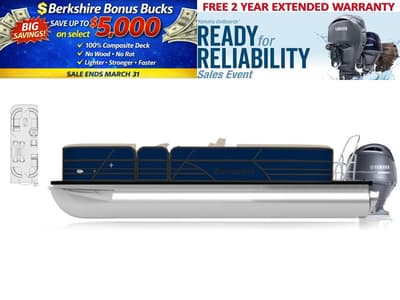 BOATZON | Berkshire Pontoons 24E CTS 30 Tritoon 2026