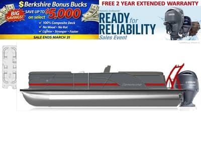 BOATZON | Berkshire Pontoons STS Series 23 RFX 2026