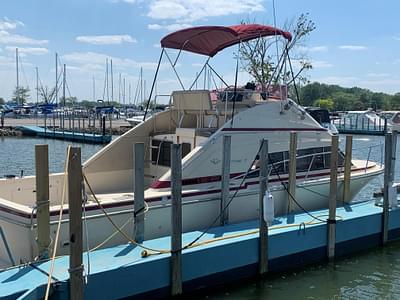 BOATZON | Bertram 30 Flybridge Cruiser 1983