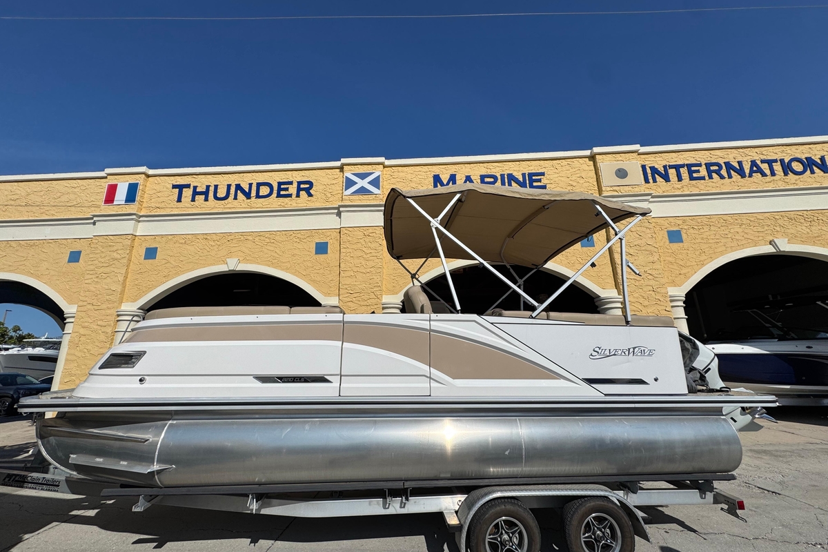 2022 Blue Wave Pontoon - Sold Boat