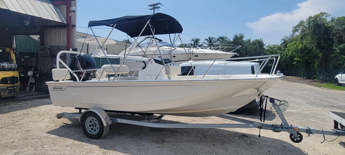 2021 Boston Whaler 170 Montauk - Sold Boat