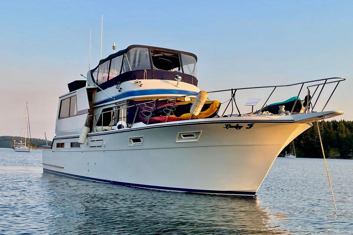 1987 Californian 55 Cockpit Motor Yacht - Sold Boat