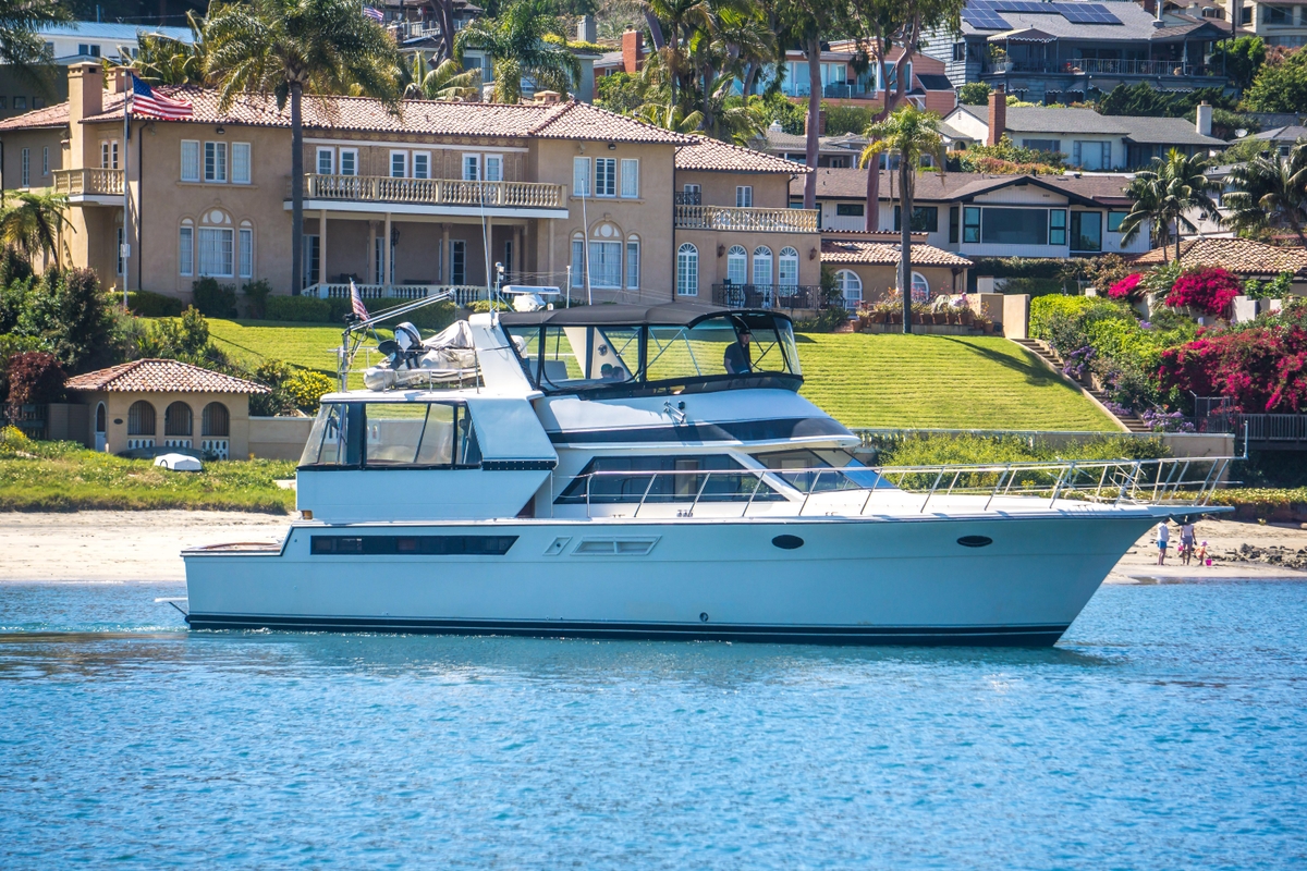 1989 Californian 55 Cockpit Motor Yacht - Sold Boat