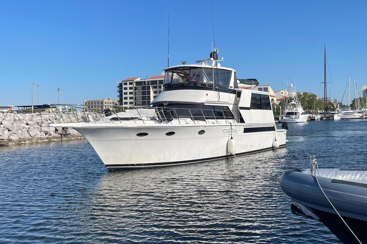 1991 Californian 55 Cockpit Motor Yacht - Sold Boat