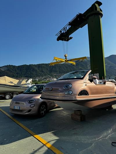 BOATZON | Car Off-shore Fiat 500 Rose Gold 2026