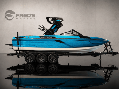 BOATZON | Centurion Ri245 Surf Boat  White  Bahama Blue Metal Flake 2026