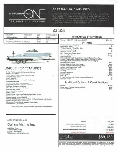 BOATZON | CHAPARRAL 23 SSi 2026 BOATZON | CHAPARRAL 23 SSi 2026
