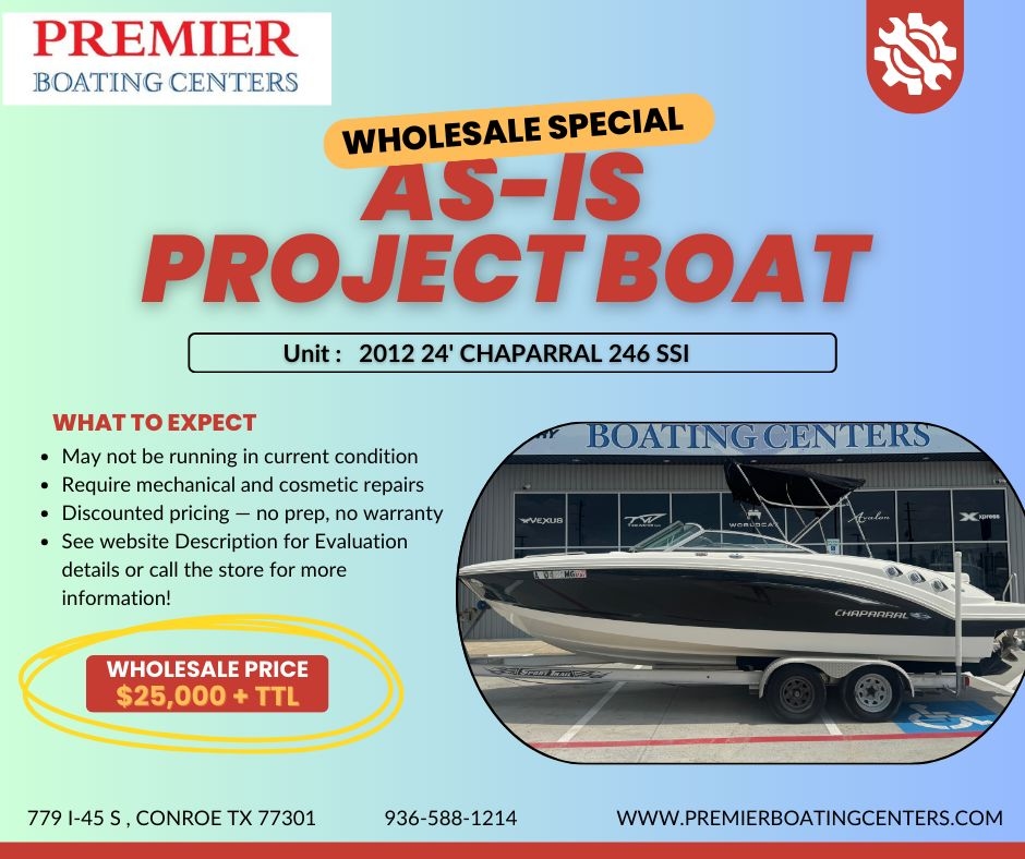 2012 Chaparral 246 SSi - Sold Boat