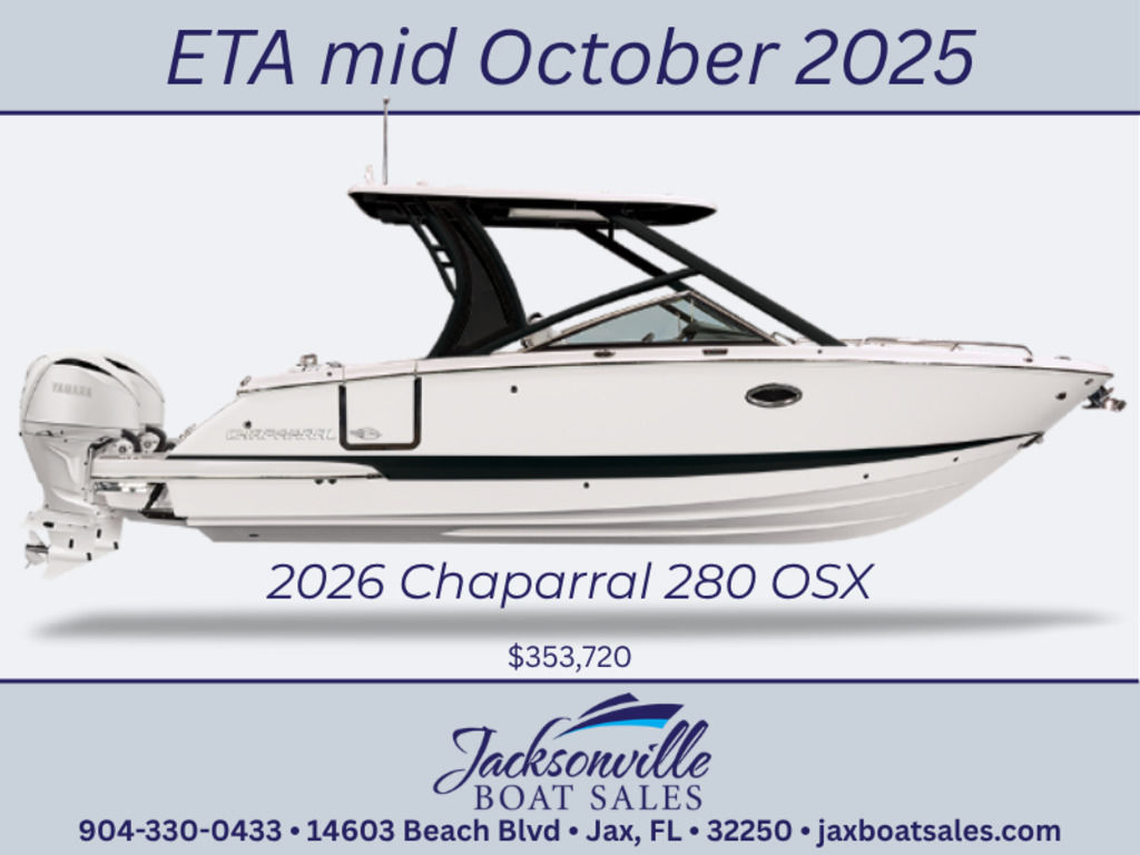 2026 Chaparral 280 OSX - Sold Boat