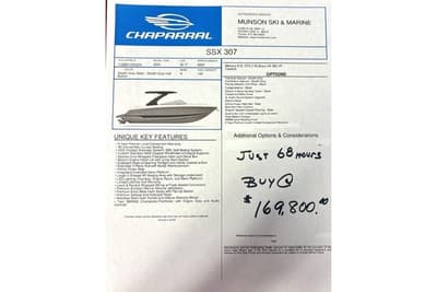 BOATZON | Chaparral 307 SSX 2024