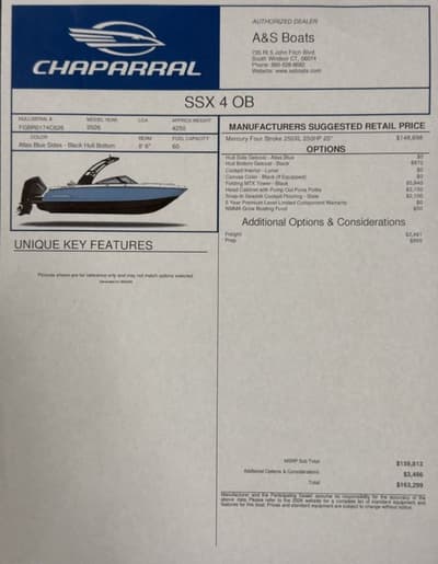 BOATZON | Chaparral SSX 4 2026
