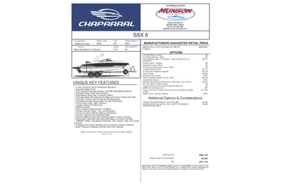 BOATZON | Chaparral SSX 8 2026