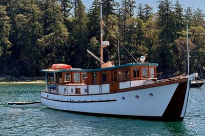 BOATZON | Classic Converted TrollerTrawler 1952