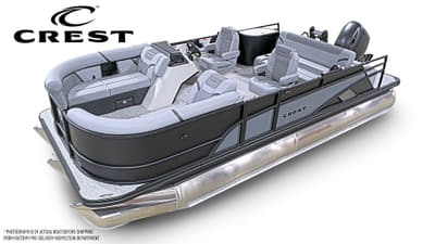 BOATZON | Crest Pontoons Conquest 215 SLSC TriToon 2027 BOATZON | Crest Pontoons Conquest 215 SLSC TriToon 2027