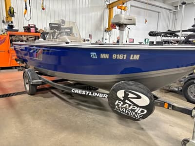 BOATZON | Crestliner 1650 Fish Hawk SC  CLEAN BOAT 2017