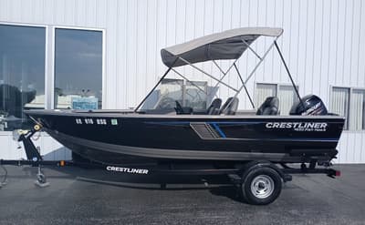 BOATZON | Crestliner 1650 Fish Hawk Side Console 2018