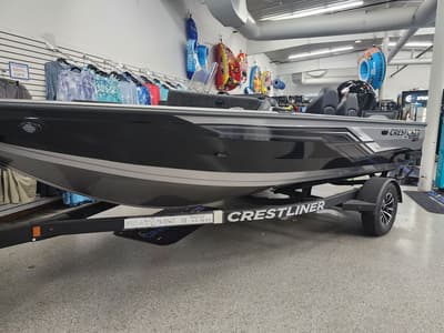 BOATZON | Crestliner 1850 Fishhawk Side Console Jumpseat w 150 Mercury 2026